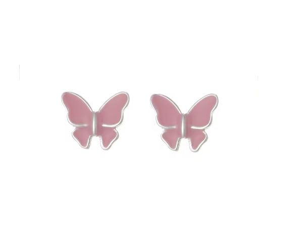 Butterfly Earrings - Pink