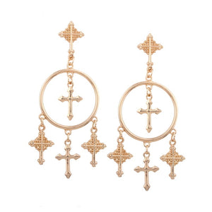 KEEP THE FAITH Drop Earrings