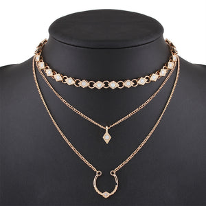 JAZ multi layer necklace