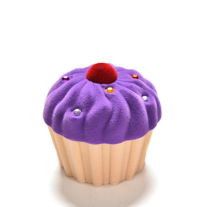 Cupcake Jewellery Box Purple