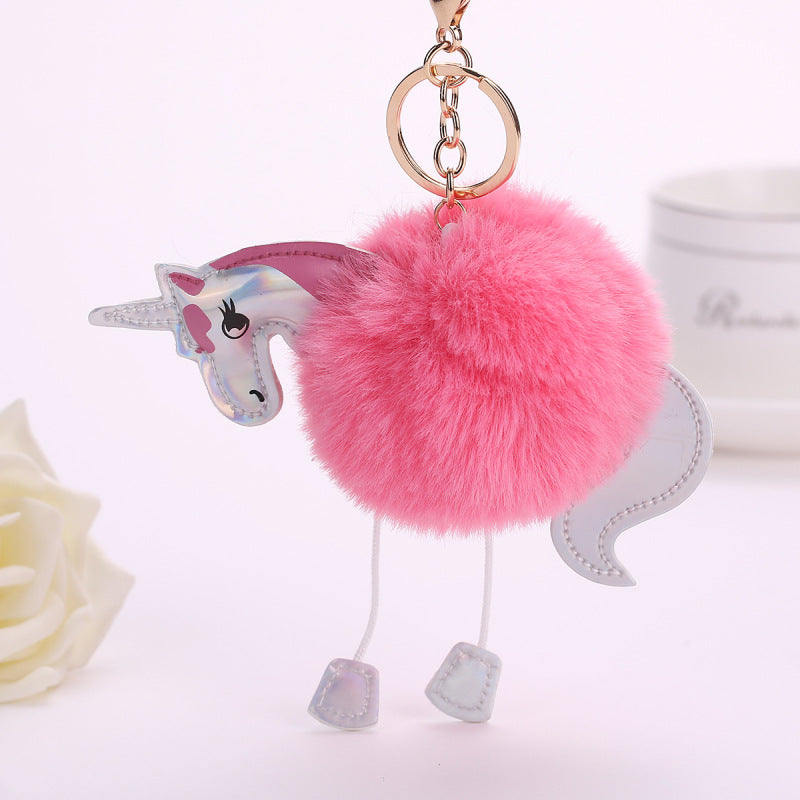 Mavis Unicorn Keychain Pink