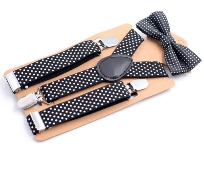 Bow Tie and Brace Bundle - Black